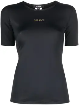 Versace: Футболка с принтом 