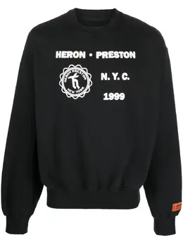Heron Preston: Чёрный свитшот  Heron