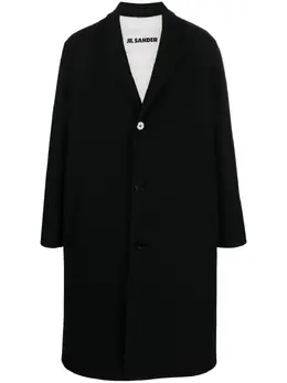 Jil Sander: Однобортное пальто 