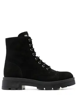 Giuseppe Zanotti: Чёрные ботинки  Combat