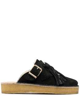 Clarks Originals: Чёрные сабо 