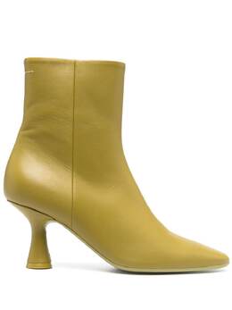 MM6 Maison Margiela: Зелёные ботинки 