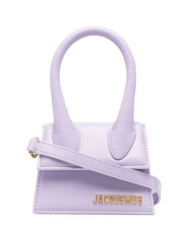 Jacquemus: Фиолетовая сумка-шоппер  Le Chiquito