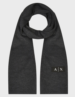 ARMANI EXCHANGE: Серый шарф 