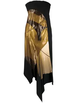 Mugler: Прозрачное платье 