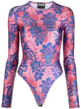 Versace Jeans Couture: Боди с растительным принтом 