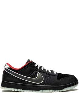 Nike: Чёрные кроссовки  Dunk Low Retro