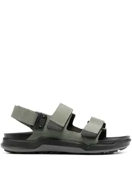 Birkenstock: Сандалии цвета хаки 