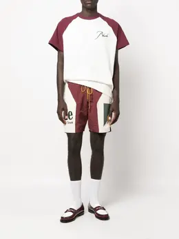 Rhude: Шорты с принтом 