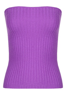 ALLUDE: Фиолетовый топ 