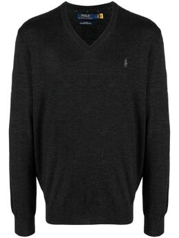 Polo Ralph Lauren: Свитер с v-образным вырезом 
