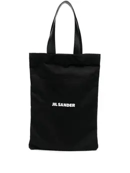 Jil Sander: Сумка-шоппер с принтом 