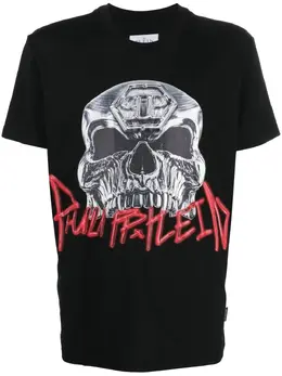 Philipp Plein: Футболка  Skull с принтом