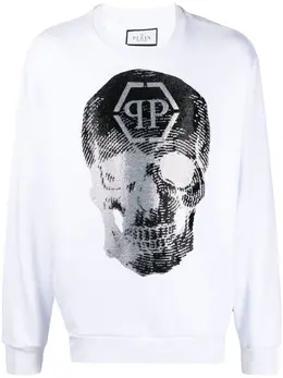 Philipp Plein: Свитшот  Skull с принтом