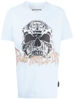 Philipp Plein: Футболка  Skull с принтом