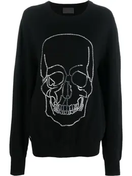 Philipp Plein: Кашемировый свитер  Skull