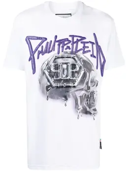 Philipp Plein: Футболка  Skull с принтом