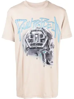 Philipp Plein: Футболка  Skull с принтом