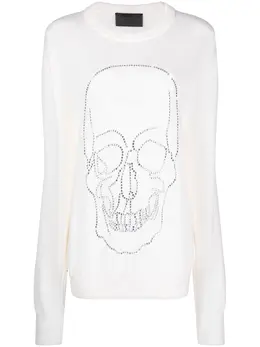 Philipp Plein: Кашемировый свитер  Skull