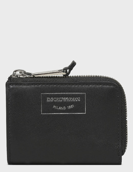 EMPORIO ARMANI: Чорні гаманці 