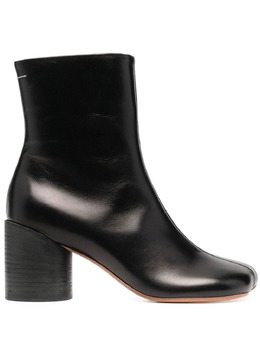 MM6 Maison Margiela: Чёрные ботинки 