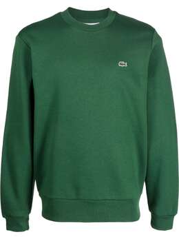 Lacoste: Зелёный свитшот 