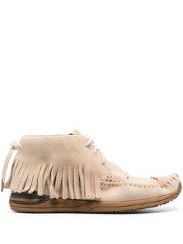 visvim: Бежевые ботинки 