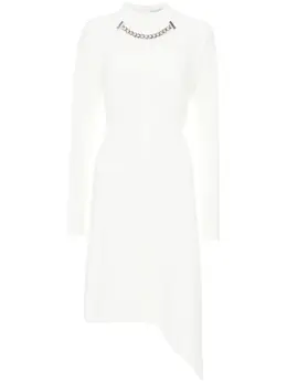 JW Anderson: Белое платье  Chain