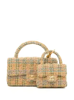 Chanel Pre-Owned: Жёлтая сумка 
