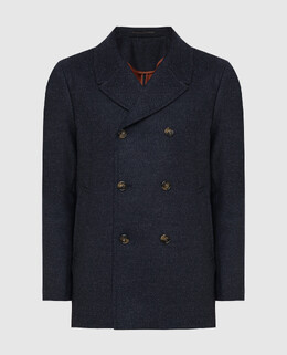 Loro Piana: Синее пальто 