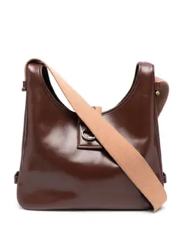 Hermès: Коричневая сумка-шоппер 