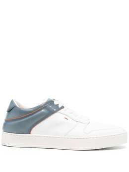 Santoni: Белые кроссовки 