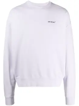 Off-White: Хлопковый свитшот  Arrows
