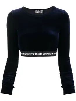 Versace Jeans Couture: Топ с длинным рукавом 