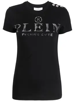 Philipp Plein: Футболка  Crystal со стразами