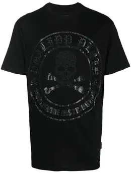 Philipp Plein: Чёрная футболка  Skull