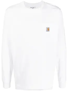 Carhartt WIP: Белая футболка 