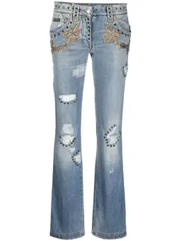 Dolce & Gabbana Pre-Owned: Рваные джинсы 