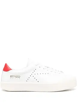 Kenzo: Белые кроссовки 