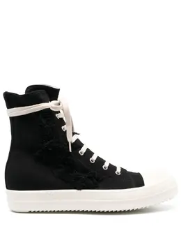 Rick Owens DRKSHDW: Чёрные кроссовки 