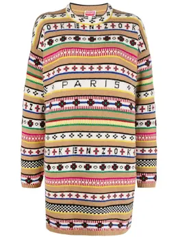 Kenzo: Трикотажный свитер 
