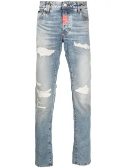 Philipp Plein: Рваные джинсы 