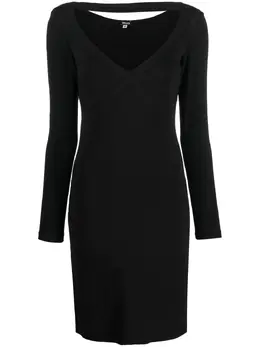 Versace Pre-Owned: Платье с v-образным вырезом 