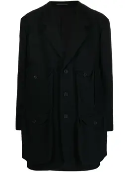 Yohji Yamamoto: Однобортное пальто 