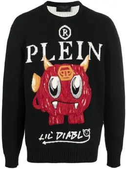 Philipp Plein: Чёрный свитер 