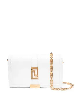 Versace: Белая сумка  Greca