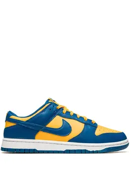 Nike: Голубые кроссовки  Dunk Low Retro