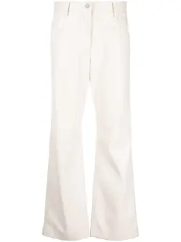 MSGM: Кожаные брюки 