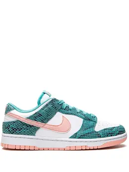Nike: Зелёные кроссовки  Dunk Low
