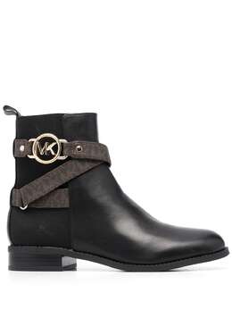 Michael Michael Kors: Чёрные ботинки 